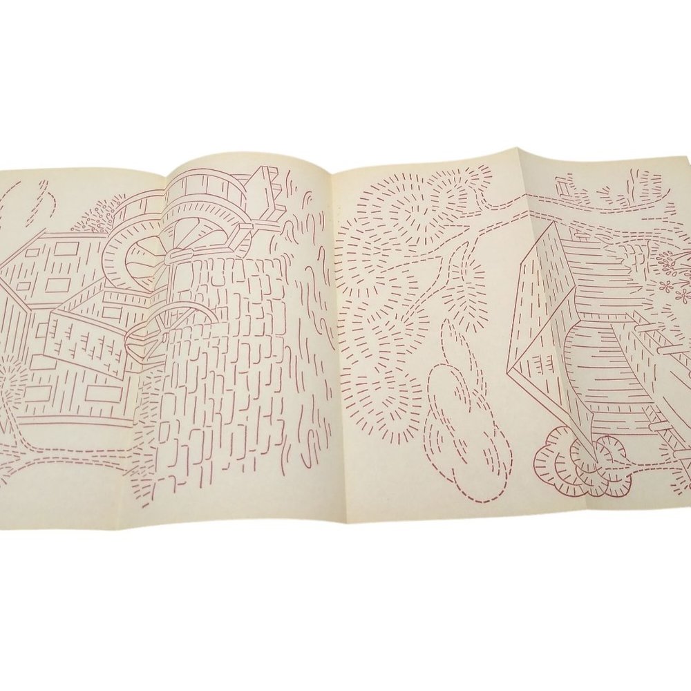 Vintage Country Decor Transfer Patterns, MCM Workbasket Iron On Transfers, 1960s